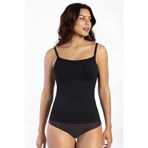 Curveez Womens Incredible Shaping Cami Sz Large Black CUR3501 Shapewear Camisole